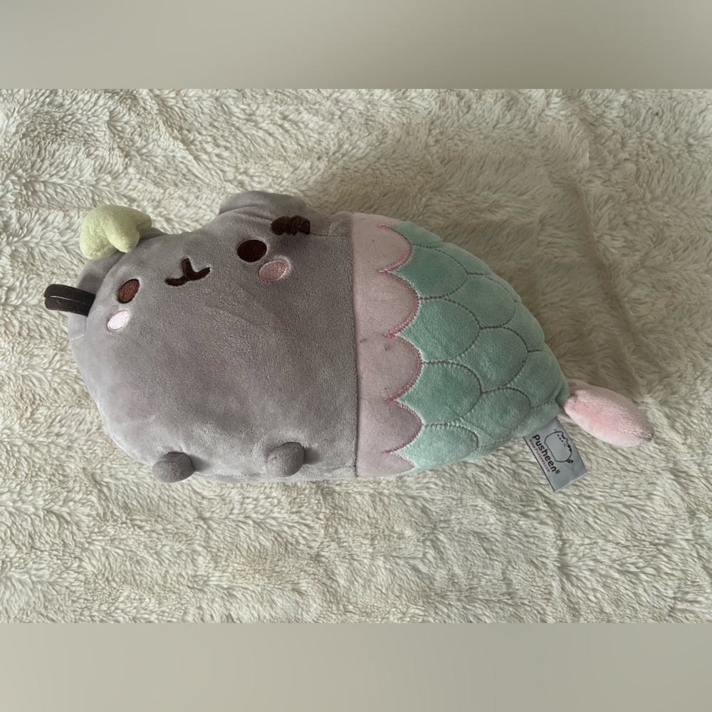 Mermaid Pusheen Plush, Cat Kitty Kitten 12”  - Like new